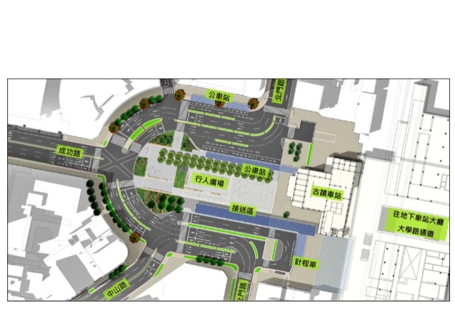 台南火車站前圓環 3.8億大改造