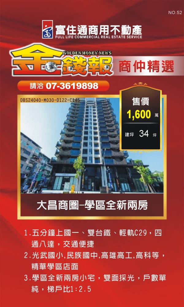 NO52 金錢報DM 商仲18