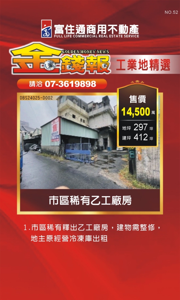 NO52 金錢報DM 工業15